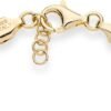 18K Gold Plated 925 Sterling Silver Italian 5mm Mesh Link Chain Bracelet for Women, Made in Italy