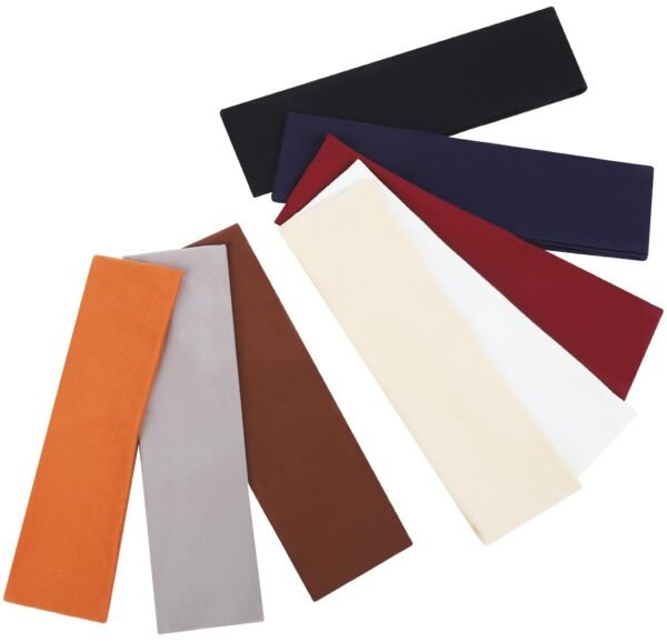 8 Pack Sport Headbands for Women, Elastic Soft Fabric Non-Slip Hair Bands Hair Warp for Daily Workout Yoga Running Sports