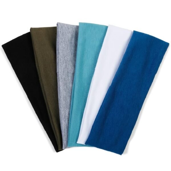 51d0b4M9EdL Fashion Women's Headbands for Short Hair Non Slip Elastic Floral Hairbands, Soft Fabric 2 Inches Thick Stripe Head Bands for Girls, Valentine's Day Heart Headbands