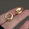 3Pairs Gold Hoop Earrings Set for Women Trendy Chunky Huggie Dainty Earring Jewelry for Women Teens
