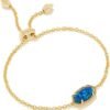 Elaina Adjustable Chain Bracelet for Women, Fashion Jewelry, Gold-Plated