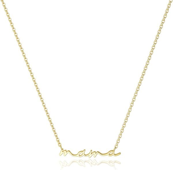 Gold Pendant Necklace for Women, Dainty Diamond Necklaces for Women Simple 14K Gold Plated Paperclip Choker Necklaces Cute Minimalist Open Oval Necklaces Gold Jewelry for Women Gifts