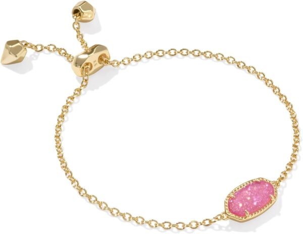 Elaina Adjustable Chain Bracelet for Women, Fashion Jewelry, Gold-Plated
