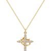 Cross Necklace for women-Dainty 14k Gold Plated/Silver Plated Pendant Necklaces Simple Cross Pendant Necklace Cute Tiny Jewelry for Women