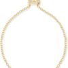 Elaina Adjustable Chain Bracelet for Women, Fashion Jewelry, Gold-Plated
