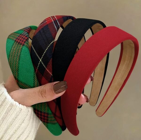 61md3c2PduL._SL1208 Headbands for Women Non Slip Trendy Headbands for Women’s Hair 1 inch Wide Cute Headband for Girls, Fall Head Bands Elastic Hair Bands for Womens Fashion Accessories for Women 4PCS