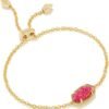 Elaina Adjustable Chain Bracelet for Women, Fashion Jewelry, Gold-Plated