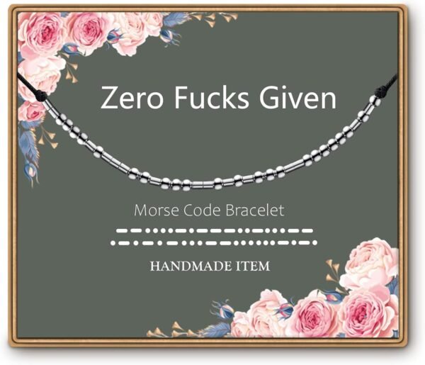 Morse Code Bracelets for Women, Funny Birthday Gifts, Best Friend Friendship Gifts