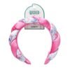 Spa Makeup and Face Washing Headband, Pink Bubble Design, 1 Count, Ultra-Absorbent Microfiber Headband for Washing Face, Soft Terry Cloth, No-Squeeze, No-Pull Band Gentle on Hair and Head