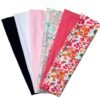 71EWAxywE7L._SL1500 Fashion Women's Headbands for Short Hair Non Slip Elastic Floral Hairbands, Soft Fabric 2 Inches Thick Stripe Head Bands for Girls, Valentine's Day Heart Headbands