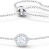 Una Angelic Bracelet Collection with Cushion Cut Crystals