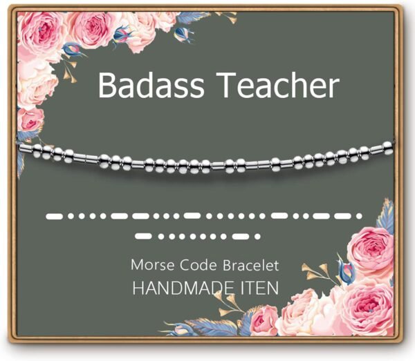 Morse Code Bracelets for Women, Funny Birthday Gifts, Best Friend Friendship Gifts