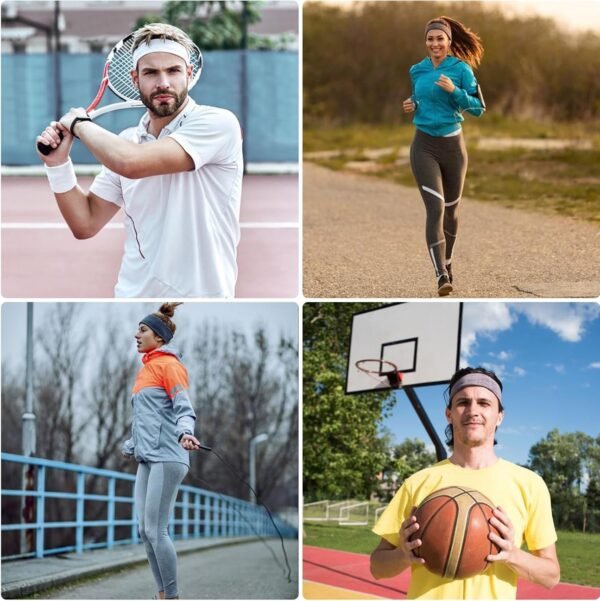 23 Pack Headbands for Women, Include Black, White, Pink, Red Headband