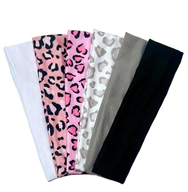 71lZivx8CHL._SL1500 Fashion Women's Headbands for Short Hair Non Slip Elastic Floral Hairbands, Soft Fabric 2 Inches Thick Stripe Head Bands for Girls, Valentine's Day Heart Headbands