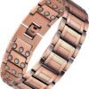 71rvld9PumL._AC_SL1500 Men's Copper Bracelet,3X Strength 99.99% Pure Copper Magnetic Bracelets with Magnets,Adjustable Length with Sizing Tool