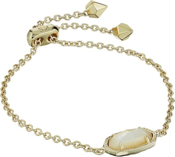 Elaina Adjustable Chain Bracelet for Women, Fashion Jewelry, Gold-Plated