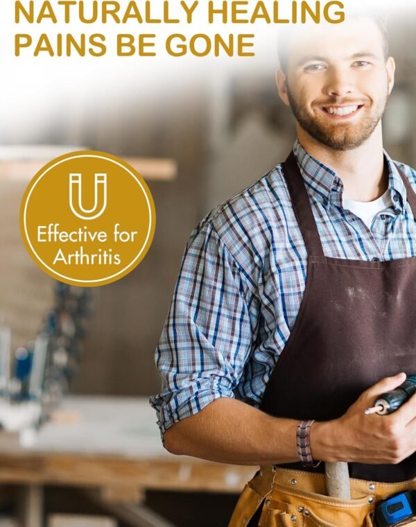 81b0h4GOHEL._AC_SL1500 Men's Copper Bracelet,3X Strength 99.99% Pure Copper Magnetic Bracelets with Magnets,Adjustable Length with Sizing Tool