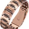 81zCPVo2usL._AC_SL1500 Men's Copper Bracelet,3X Strength 99.99% Pure Copper Magnetic Bracelets with Magnets,Adjustable Length with Sizing Tool