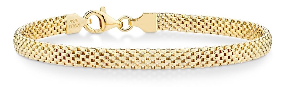 Mesh 5mm Bracelet 18K