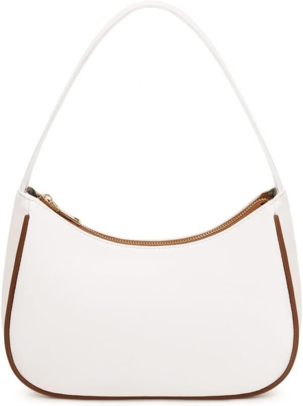 Shoulder Bags for Women, Cute Hobo Tote Handbag Mini Clutch Purse with Zipper Closure