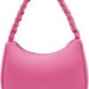 Shoulder Bags for Women, Cute Hobo Tote Handbag Mini Clutch Purse with Zipper Closure