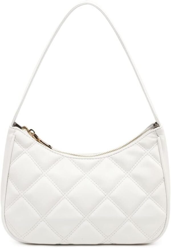 Shoulder Bags for Women, Cute Hobo Tote Handbag Mini Clutch Purse with Zipper Closure