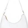 Shoulder Bags for Women, Cute Hobo Tote Handbag Mini Clutch Purse with Zipper Closure