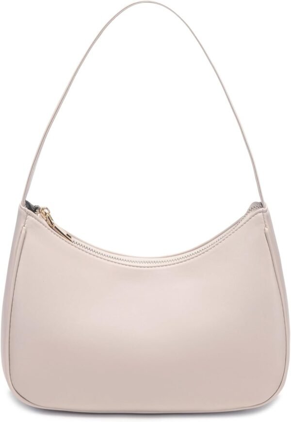 Shoulder Bags for Women, Cute Hobo Tote Handbag Mini Clutch Purse with Zipper Closure