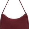 Shoulder Bags for Women, Cute Hobo Tote Handbag Mini Clutch Purse with Zipper Closure