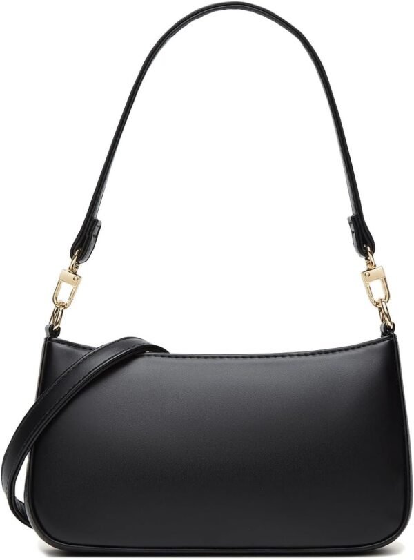 Shoulder Bags for Women, Retro Vegan Leather Classic Tote HandBags Purse with Zipper Closure