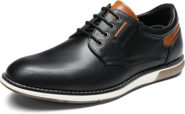 Men's Casual Dress Oxfords Shoes Business Formal Derby Sneakers