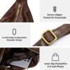 Hobo Bags for Women, Ultra Soft Foldable Vegan Leather Shoulder Handbag, Stylish Slouchy Tote Purses